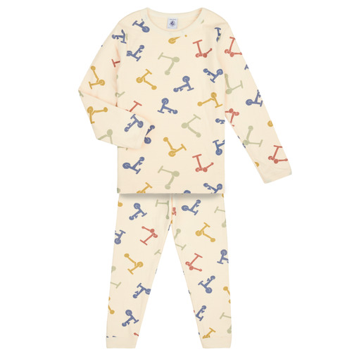 Textil Rapaz Pijamas / Camisas de dormir Petit Bateau MAMOURS Multicolor