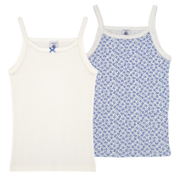 Textil Rapariga Ao registar-se beneficiará de todas as promoções em exclusivo Petit Bateau A0A4D X2 Azul / Branco