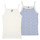 Textil Rapariga Tops sem mangas Petit Bateau A0A4D X2 Azul / Branco