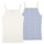 Textil Rapariga Tops sem mangas Petit Bateau A0A4D X2 Azul / Branco