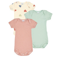 TeBrillant Criança Pijamas / Camisas de dormir Petit Bateau A09YF6 X3 Branco / Vermelho / Verde