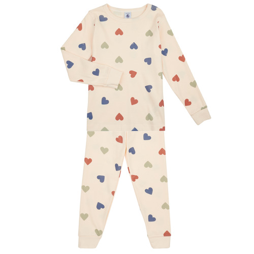 Textil Criança Pijamas / Camisas de dormir Petit Bateau MAMIE Bege