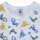 Textil Criança mede-se horizontalmente debaixo dos braços, ao nível dos peitorais A0ABD X2 Azul / Amarelo