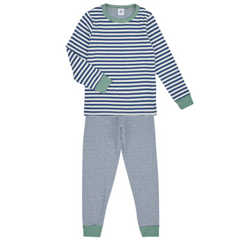 Textil Criança Pijamas / Camisas de dormir Petit Bateau MLEMENT Marinho