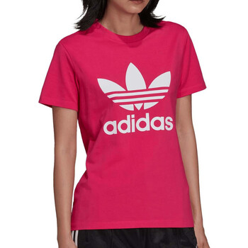 Textil Mulher T-shirts e Pólos foam adidas Originals  Rosa