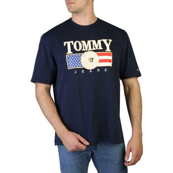 Textil Homem T-Shirt mangas curtas Tommy Hilfiger - dm0dm15660 Azul