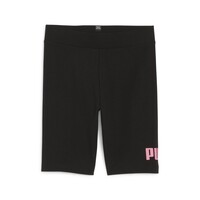 Textil Rapariga Shorts / Bermudas Puma T-skjorte ESS LOGO SHORT TIGHTS Preto
