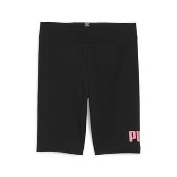 Textil Rapariga Shorts / Bermudas Puma ESS LOGO SHORT TIGHTS Preto