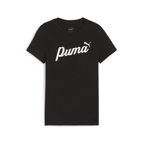 Textil Rapariga T-Shirt mangas curtas choker Puma ESS BLOSSOM TEE Preto