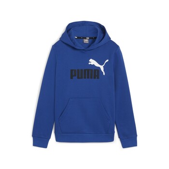 Textil Rapaz Sweats Puma ESS+ 2 COL BIG LOGO HOODIE FL B Azul