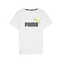 Textil Rapaz T-Shirt mangas curtas Puma Sprz ESS+ 2 COL LOGO TEE B Branco
