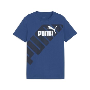 Textil Rapaz T-Shirt mangas curtas Puma PUMA POWER GRAPHIC TEE B Azul