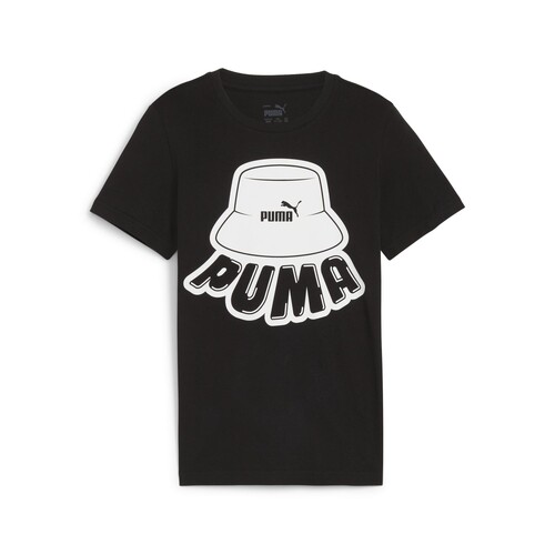 Textil Rapaz Oneal Button-Up Shirt Puma ESS+ MID 90S GRAPHIC TEE B Preto