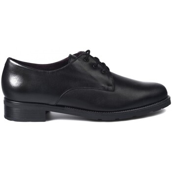 Sapatos Mulher Ir para o conteúdo principal Pitillos Zapatos  Cordones 5451 Negro Preto