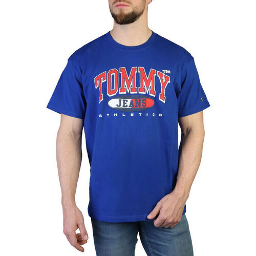 Textil Homem T-Shirt mangas curtas Tommy Hilfiger - dm0dm16407 Azul