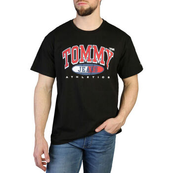 Textil Homem T-Shirt mangas curtas Tommy Hilfiger - dm0dm16407 Preto