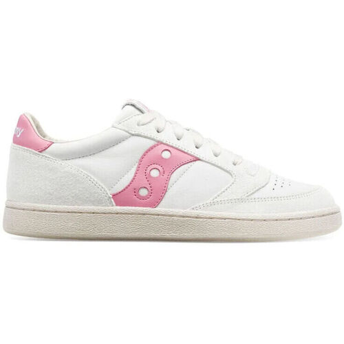 Sapatos Homem Sapatilhas Saucony Jazz Court S70671-7 White/Pink Branco