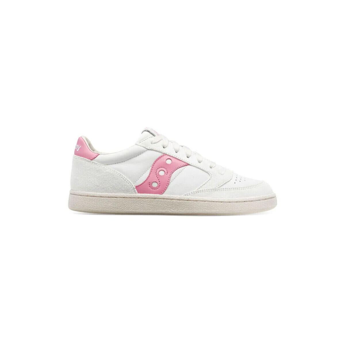 Sapatos Homem Sapatilhas Saucony Jazz Court S70671-7 White/Pink Branco