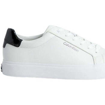 Sapatos Mulher Sapatilhas Calvin Klein Brand JEANS  Branco