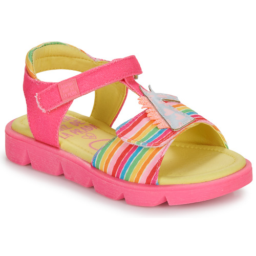 Sapatos Rapariga Sandálias Sandals Prada Cross-Body Satchela Sandals Prada SANDALIA UNICORNIO Rosa / Multicolor