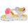 Sapatos Rapariga Sandálias Prada printed buttoned shirta Prada SANDALIA CEREZAS Prata / Rosa