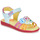 Sapatos Rapariga Sandálias Agatha Ruiz de la Prada SANDALIA OLIMPIADAS Branco / Multicolor