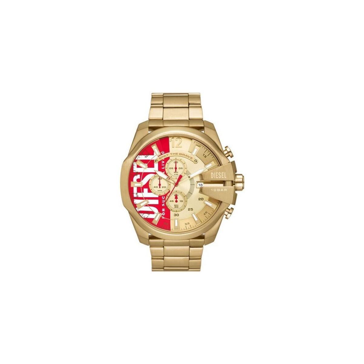 Relógios & jóias Homem Relógio Diesel DZ4642-MEGA CHIEF Ouro