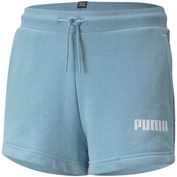 Textil Rapariga Shorts / Bermudas Puma zapatillas  Azul