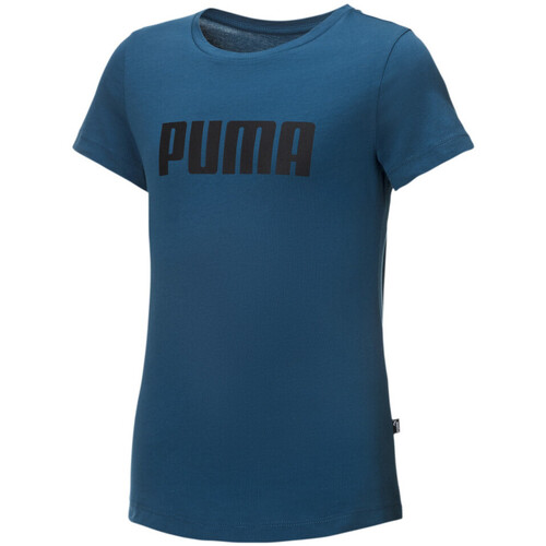 Textil Rapariga T-shirts e Pólos Puma  Azul
