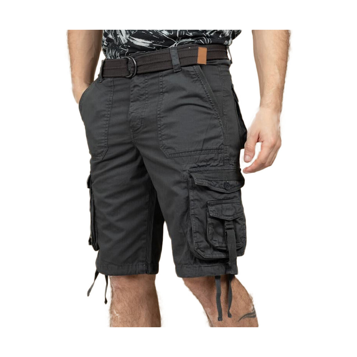 Textil Homem Shorts / Bermudas Deeluxe  Cinza