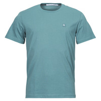 Textil Homem T-Shirt mangas curtas Calvin Klein cotton-jersey JEANS CK EMBRO BADGE TEE Azul