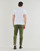 Textil Homem Polos mangas curta Calvin Klein Jeans CK EMBRO BADGE SLIM POLO Branco