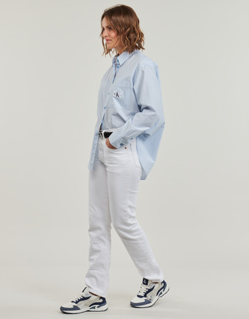 Calvin Klein Jeans WOVEN LABEL RELAXED SHIRT Azul