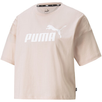 Textil Mulher T-Shirt mangas curtas Puma  Rosa