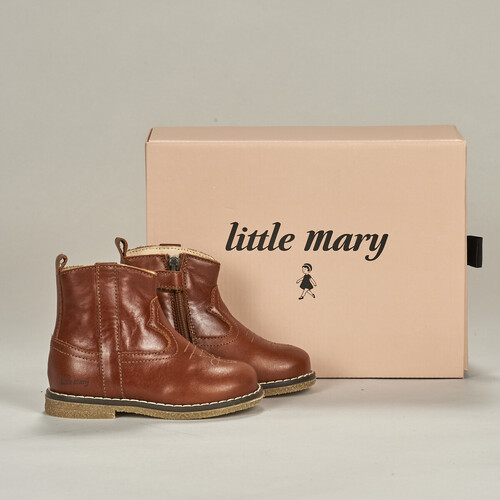 Sapatos Rapariga Botins Little Mary JORDANA Castanho