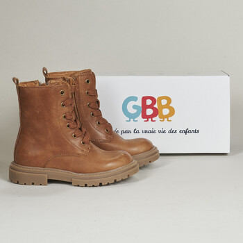 Sapatos Rapariga Botins Little Mary MINA Castanho