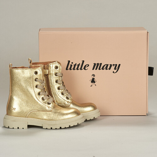 Sapatos Rapariga Botins Little Mary MINA Ouro