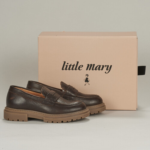Sapatos Rapariga Mocassins Little Mary MARILOU Castanho