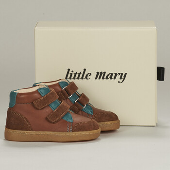 Sapatos Rapaz Top 5 de vendas Little Mary LEIO Castanho