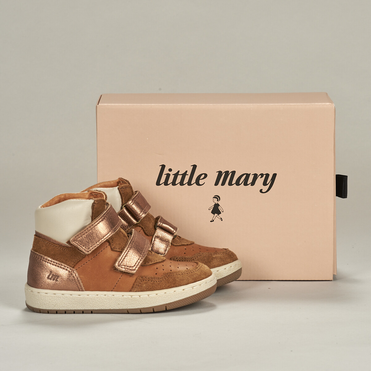 Sapatos Rapariga Sapatilhas de cano-alto Little Mary AIL307-13-J-ECH Branco