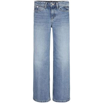 Textil Rapariga Спортивні штани джогери calvin klein Calvin Klein Jeans IG0IG02065 WIDE-1AA AUTHENTIC LIGHT BLUE Azul