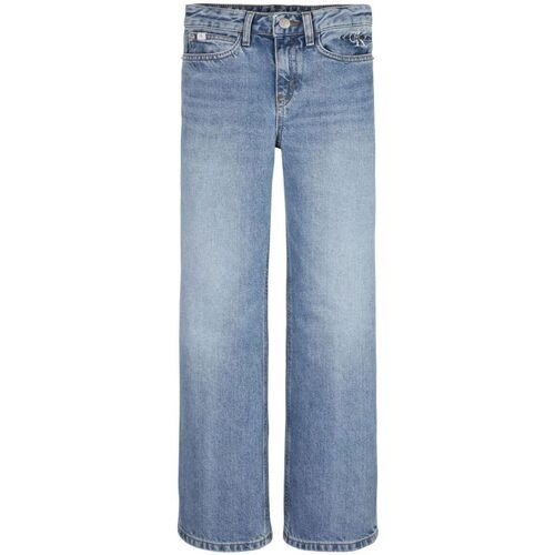 Textil Rapariga Grim Tim Slim Dry True Jeans Calvin Klein Jeans IG0IG02065 WIDE-1AA AUTHENTIC LIGHT BLUE Azul