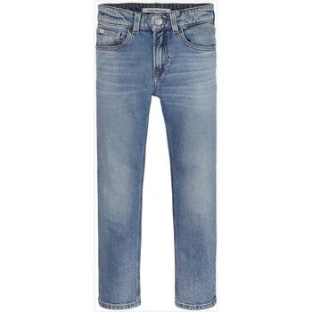 Textil Rapaz Calças de ganga Calvin women Klein Jeans IB0IB01709 DAD-1A4 BLUE WASH Azul
