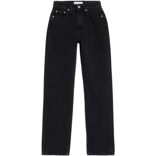Textil Mulher Calças Jeans Monogram Calvin Klein Jeans J20J221243 Preto
