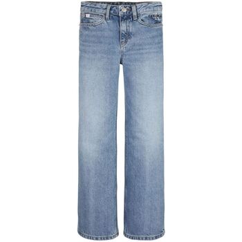 Textil Rapariga Calvin Klein paperbag waist shorts Calvin klein бюстгальтер 6789 IG0IG02065 WIDE-1AA AUTHENTIC LIGHT BLUE Azul