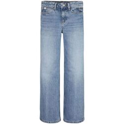 Textil Rapariga Calças de ganga KOSTUUM Calvin Klein Jeans IG0IG02065 WIDE-1AA AUTHENTIC LIGHT BLUE Azul