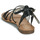 Sapatos Mulher Sandálias mede-se da base do calcanhar até ao dedoes FIKEN Preto