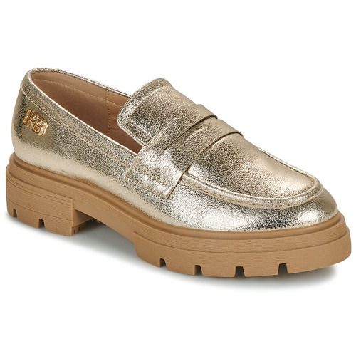 Sapatos Mulher Mocassins Médio: 3 a 5cmes GASTONIA Dourado
