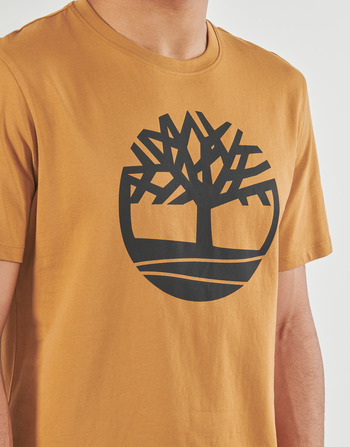 Timberland Tree Logo Short Sleeve Tee Amarelo