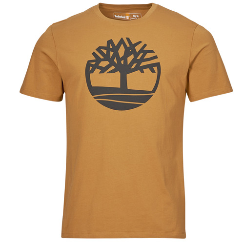 Textil Homem timberland men 6 premium boot new gourd waterbuck Timberland Tree Logo Short Sleeve Tee Amarelo